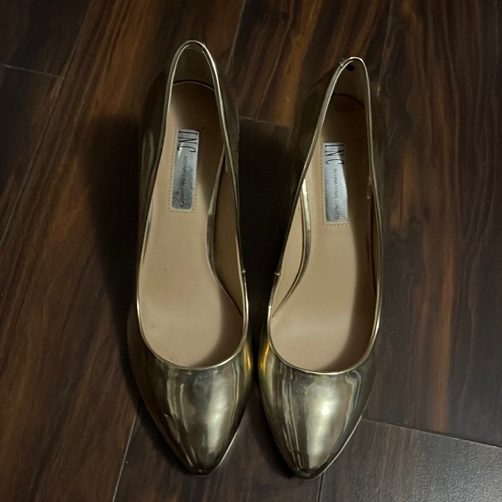 Gold heels